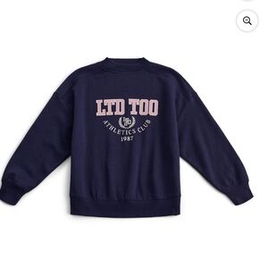 NWT Limited Too Girls Tween Sz 12 14 Sweatshirt - Pink